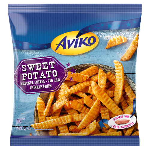Aviko Sweet Potato Kreukel Frites 450 g (450g) Aviko Sweet Potato Kreukel Frites 450 g (450g)