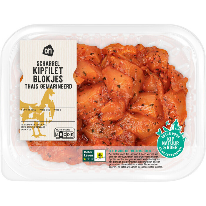 AH Scharrel kipfiletblokjes Thais (300g)