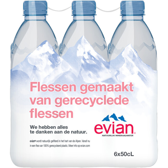 Evian Mineraalwater (6 × 0.5L)