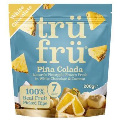 Trü Frü Ananas en witte chocolade (200g)