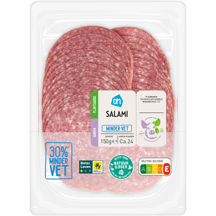 AH Salami minder vet (150g)