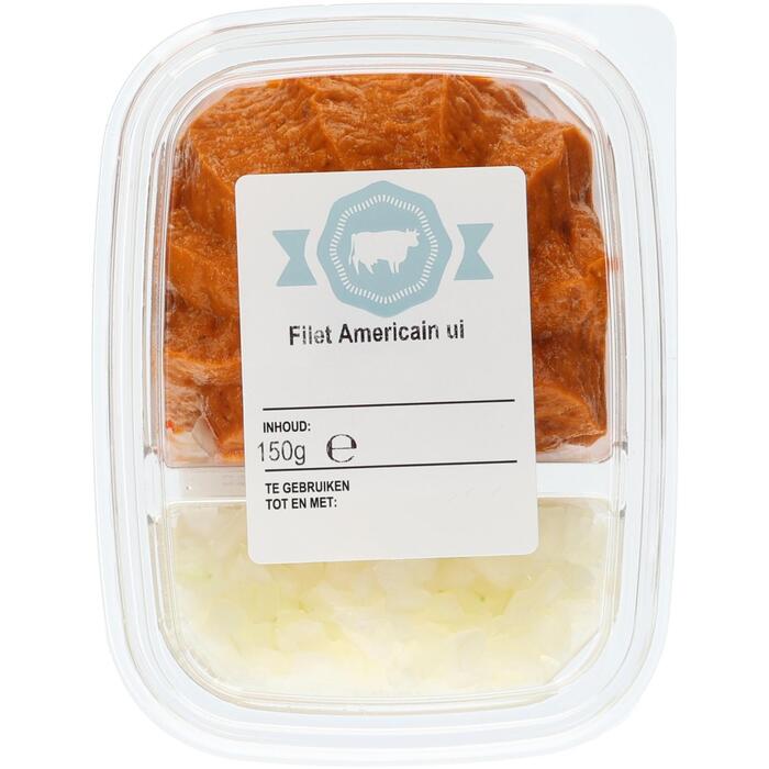 Filet americain met ui (150g)