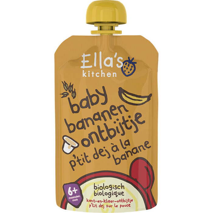 Baby bananen ontbijtje (flacon, 100g)