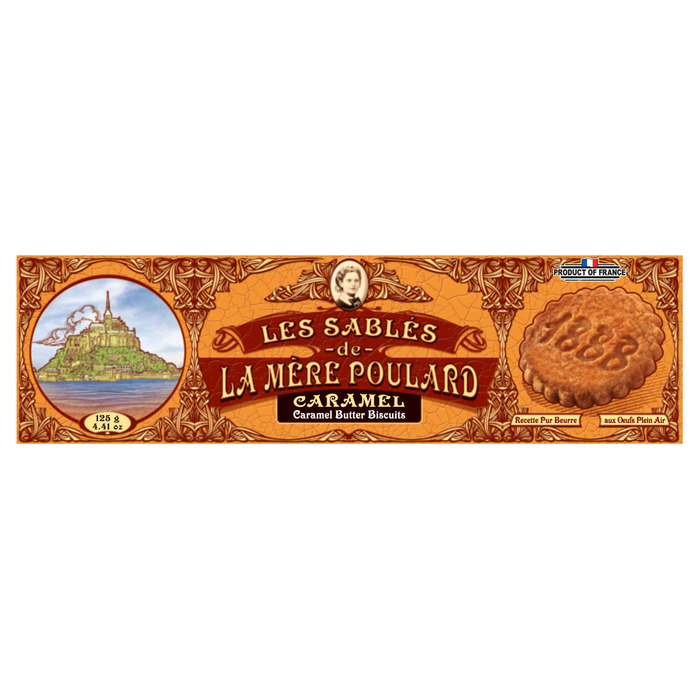 La Mere Poulard Caramel butter biscuits (125g)