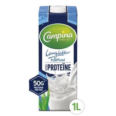 Campina Langlekker halfvol extra proteine (1L)