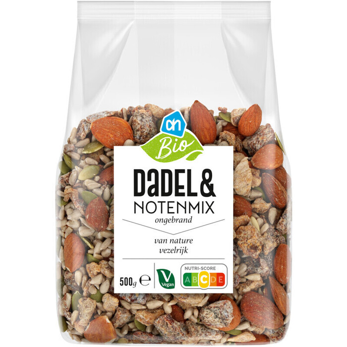 AH Biologisch Dadel & noten mix (500g)
