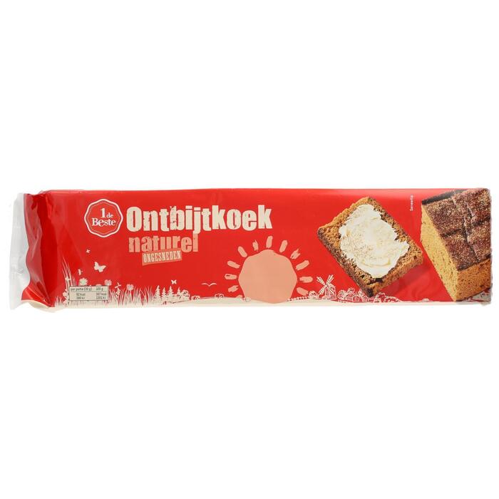 1 de Beste Ontbijtoek naturel ongesneden (550g)
