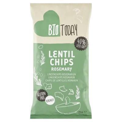 BioToday Lentil chips rosemary (75g)