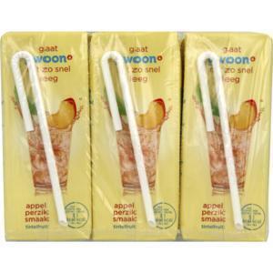 g'woon Tintelfruit Appel-Perzik 6 Stuks (1.2L)