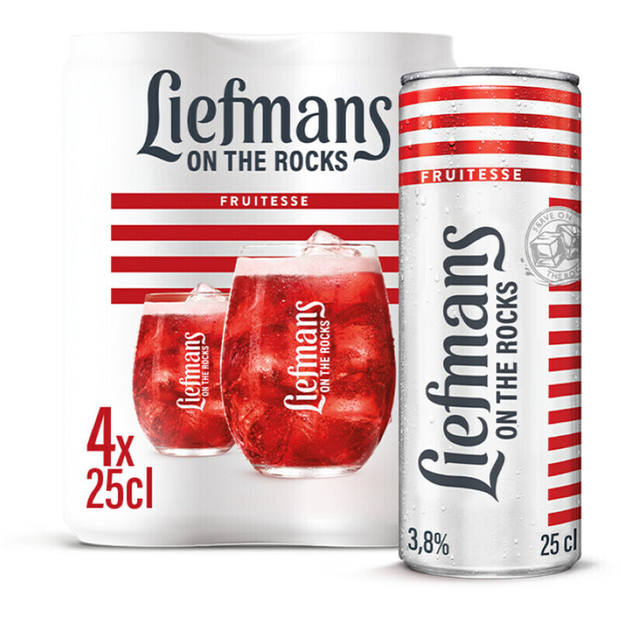 Liefmans fruitesse blik 25cl (4 × 250ml)