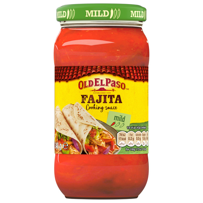 Old El Paso Fajita Cooking Sauce Mild 340g (340g)