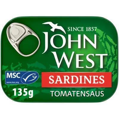 John West Sardines Tomatensaus 135 g (135g)