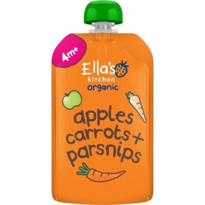 Ella's Kitchen Carrots apples + parsnips 4+ bio (Zak, 120g)