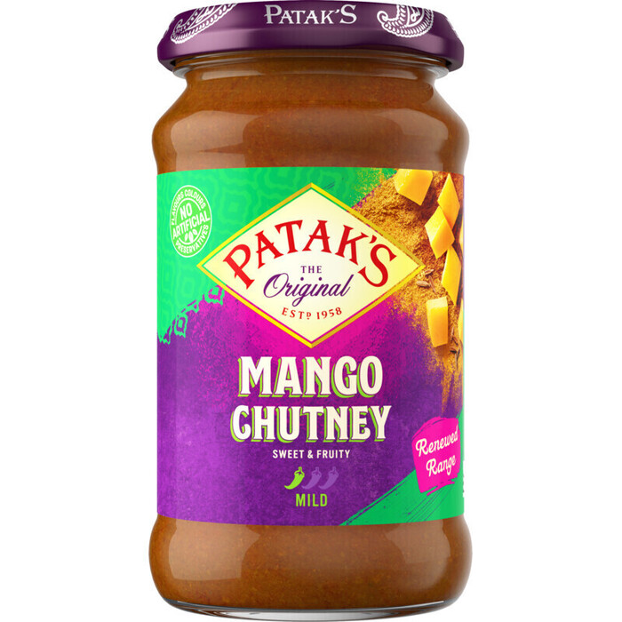 Patak's Mango chutney zoet (340g)