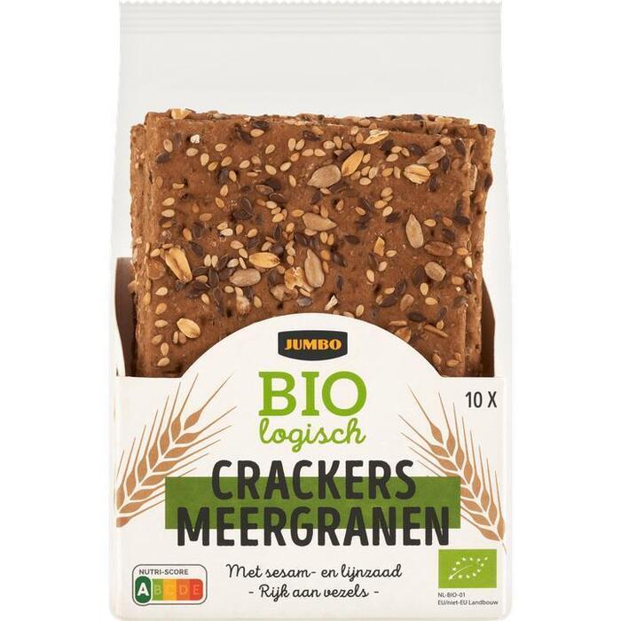 Jumbo Biologisch Crackers Meergranen 10 Stuks (200g)