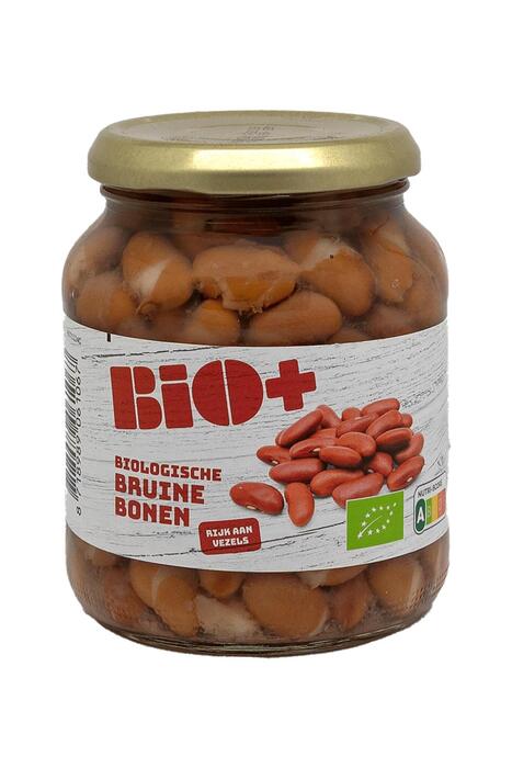 Bio+ bruine bonen 360 gram (Pot, 330g)