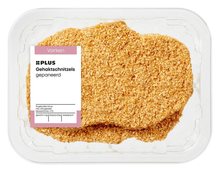 Beter Leven Gehaktschnitzels Gepaneerd (bak, 2 × 100g)