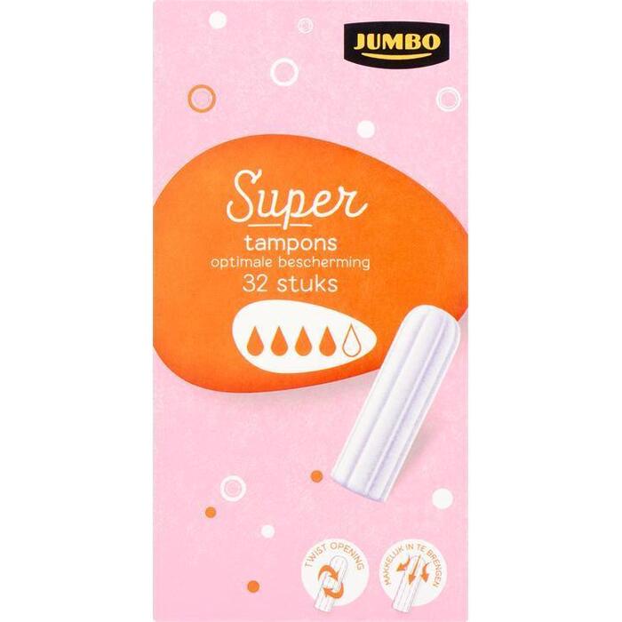Jumbo Super Tampons 32 Stuks (270g)