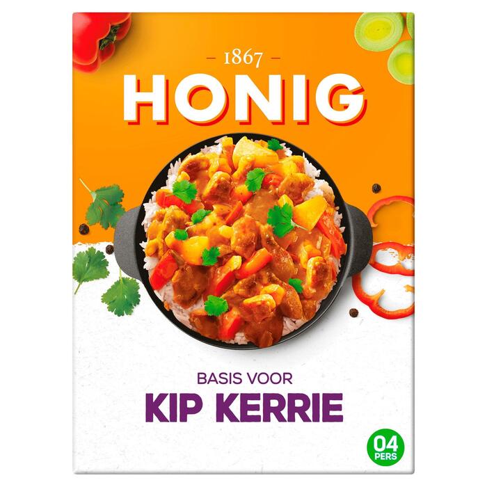 Honig Kip kerrie (Doos, 59g)