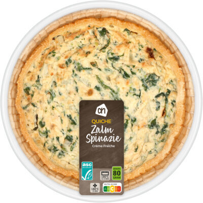 AH Quiche zalm spinazie (300g)