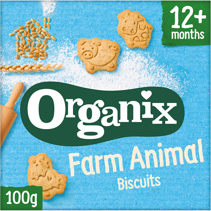 Organix Goodies Beestenboel Koekjes 12+M 100g (100g)