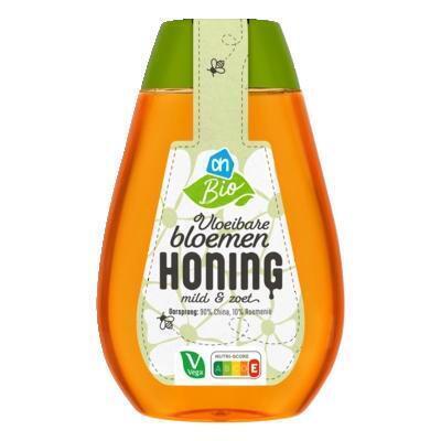 AH Biologisch Bloemenhoning vloeibaar (350g)