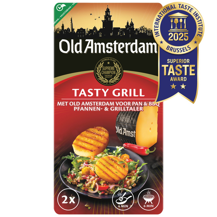 Old Amsterdam Tasty Grill Sweet Chili Kaas 2 x 70 g (2 × 70g)