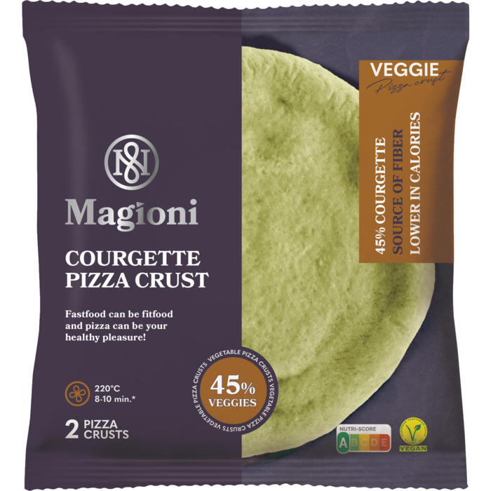 Magioni Pizzabodem Courgette 2 Stuks 360g (390g)