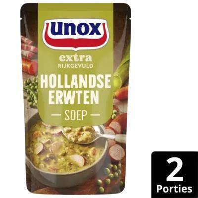 Unox Extra Rijkgevuld Hollandse Erwtensoep 570 ml (zak (overig), 0.57L)