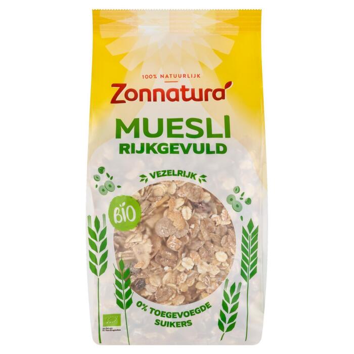 Zonnatura Muesli rijkgevuld (Zak, 500g)