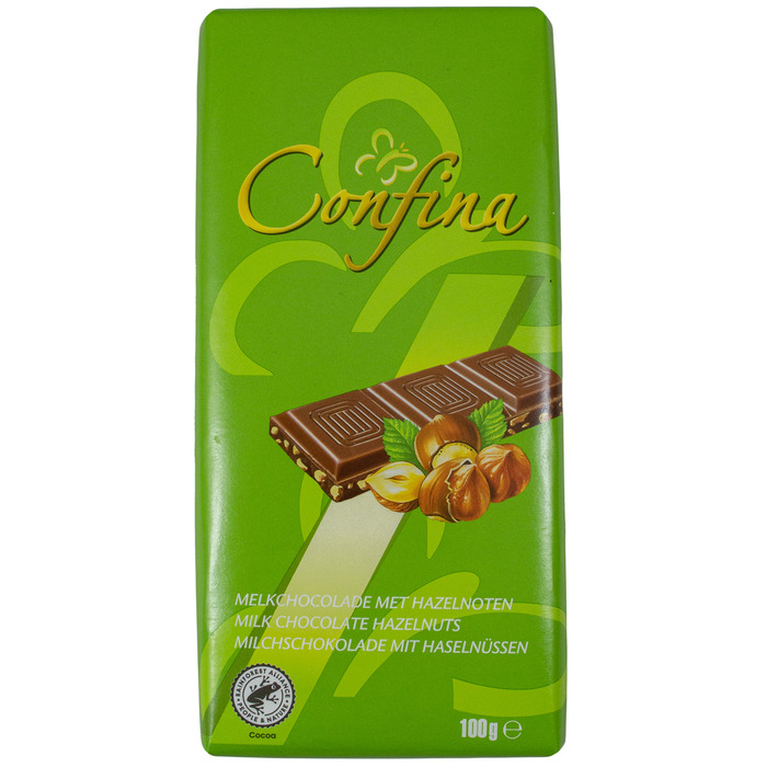 Chocoladereep melk hazelnoot (100g)