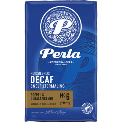 Perla Huisblends Decaf snelfiltermaling (250g)
