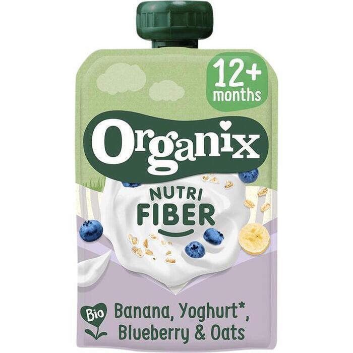 Banana yoghurt blueberry oats bio 12+ (Zak, 100g)