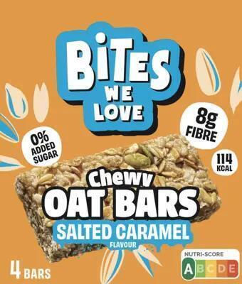 BitesWeLove Chewy Oat Salted Caramel 120g (120g)