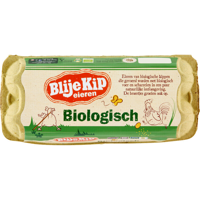 Biologische eieren (doos, 10 × 130g)
