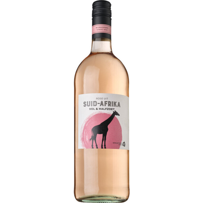 AH Halfzoet rosé Zuid-Afrika (1L)