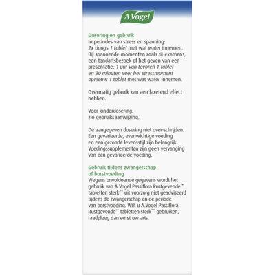 Passiflora rustgevend extra sterk tabletten (30 st.)