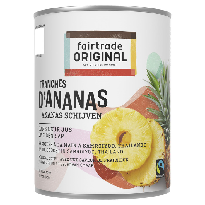 Fairtrade Original Ananas Schijven 565 g (565g)