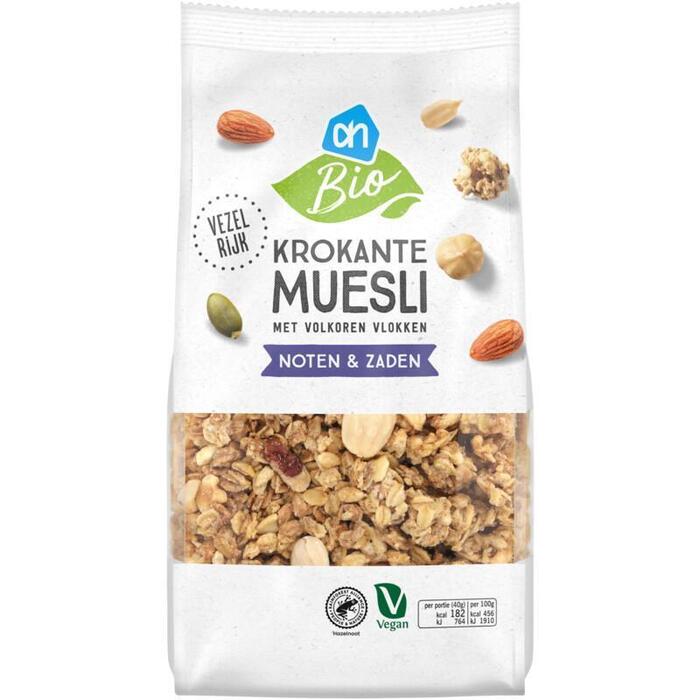 AH Biologisch Krokante muesli noten & zaden (350g)