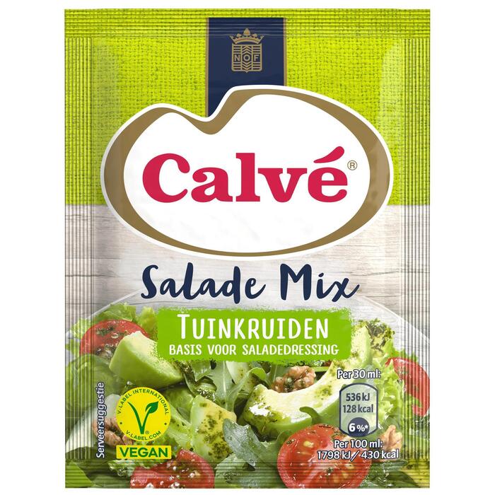 Calve Salade Mix Tuinkruiden 8 g (Zak, 24g)