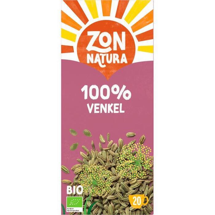 Zonnatura Thee venkel 100% bio (zakjes, 28g)