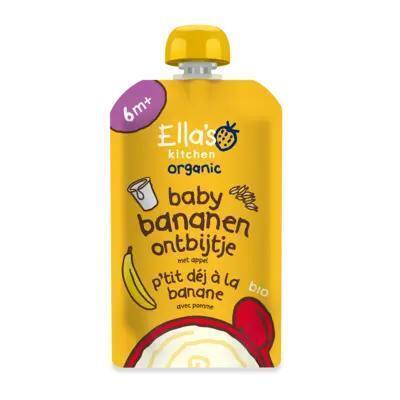 Baby bananen ontbijtje (flacon, 100g)