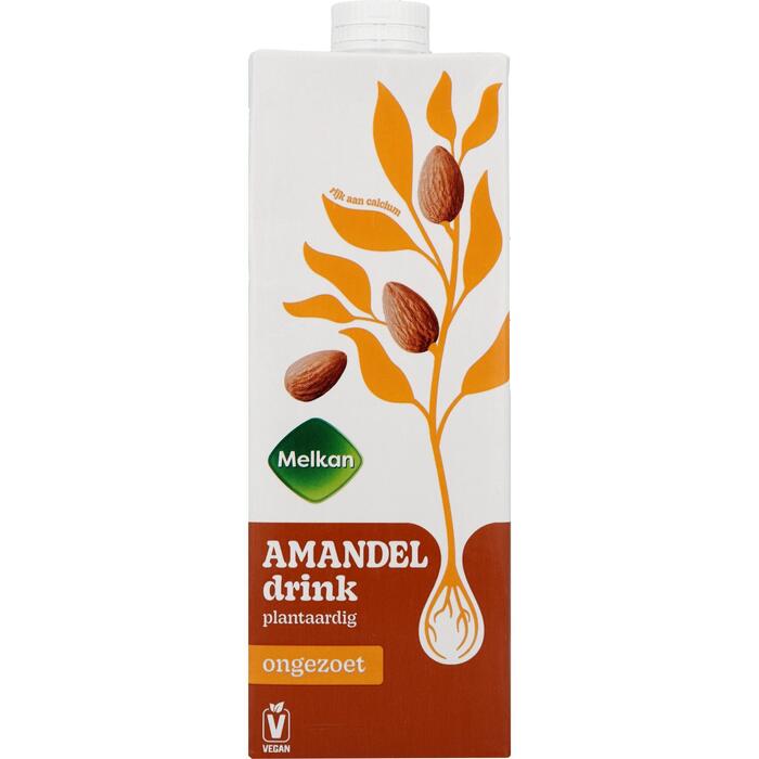 Melkan drink almond ongz 1l (Pak, 1L)