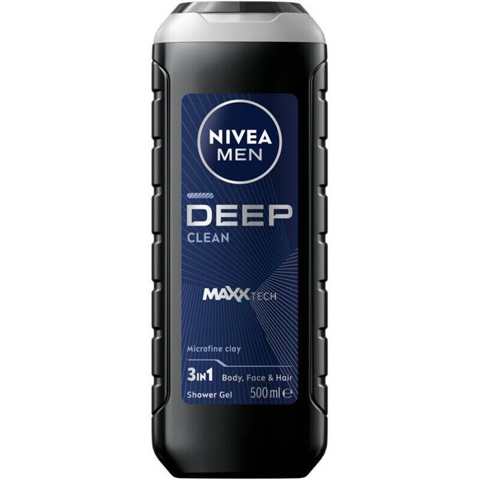 Nivea Men deep clean douchegel (0.5L)