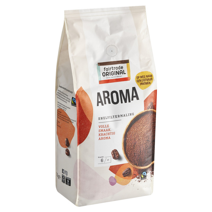 Fairtrade Original Aroma Snelfiltermaling 1000 g (1kg)