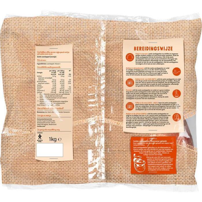 Jumbo Aardappelen Zoet 1 kg (1kg)