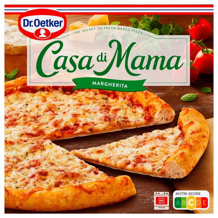 Dr. Oetker Casa di mama pizza margherita (Doos, 365g)