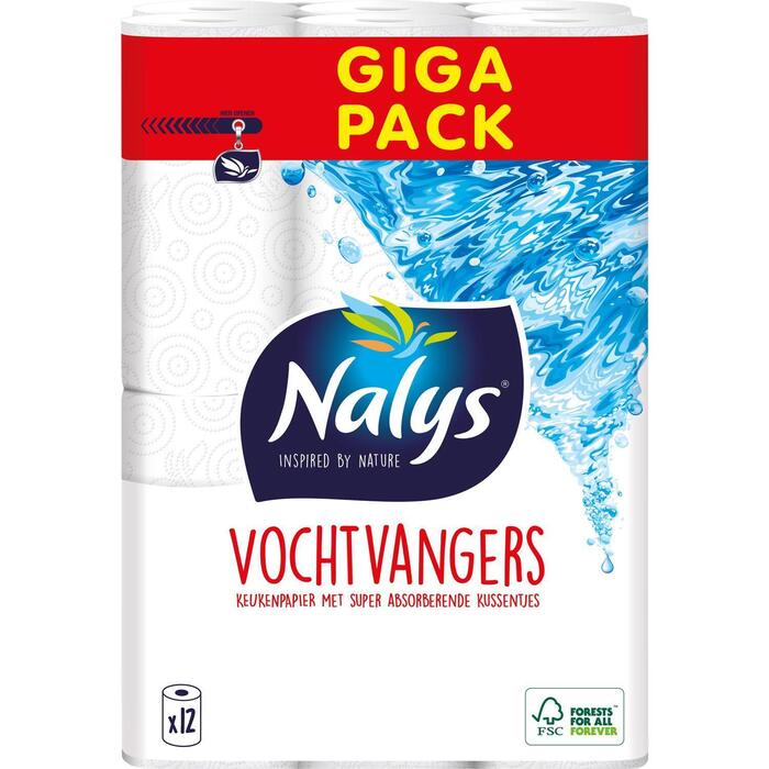 Keukenpapier met vochtvangers decor