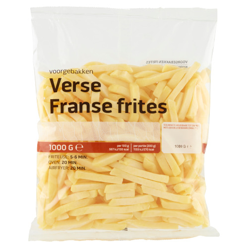 Verse Franse Frites 1 kilo (1kg)