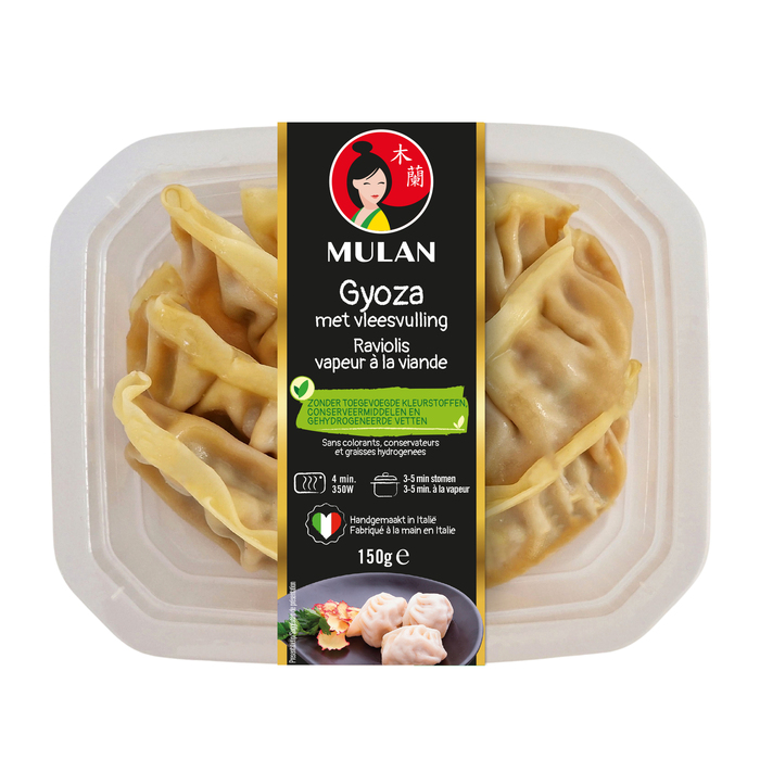 Gyoza met vleesvulling (120g)